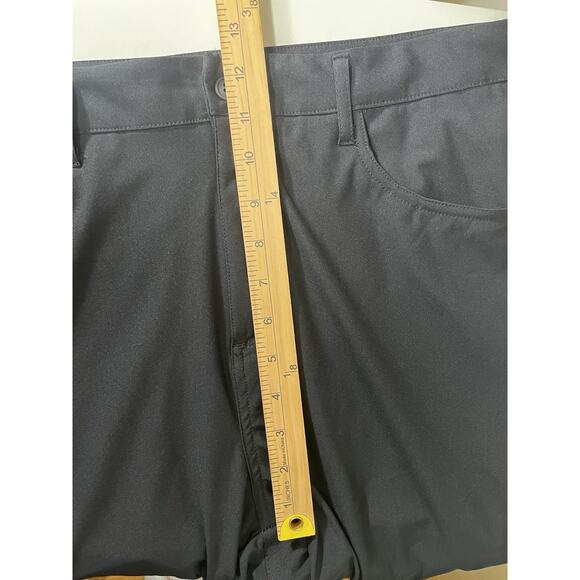 Eddie Bauer Mens Forester Tech Pants 34X32 Black Stretch Wicking Zip Pocket - Picture 4 of 13